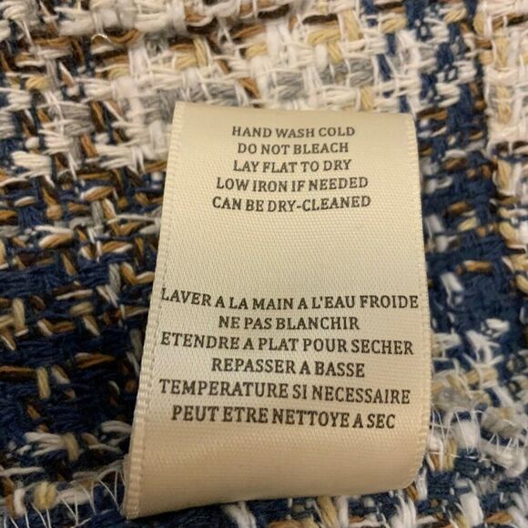 Blank NYC Once in a Lifetime Tweed Cropped Shaket Jacket Medium - Picture 13 of 13